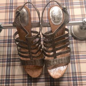 The Touch of Nina Strappy Platform Heels